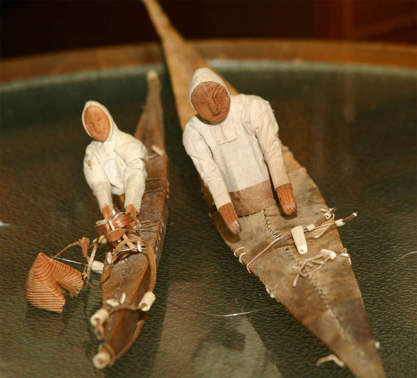 Two Inuit Kayaks at 1stDibs