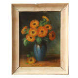 Antique Oil Painting by F. Des Camp