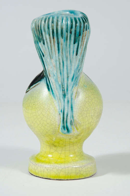 Mid-20th Century Ceramic Bust Vase by Georges Jouve