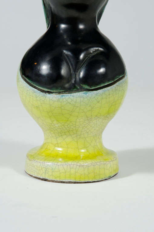 Ceramic Bust Vase by Georges Jouve 3