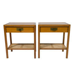 Pair of Top Drawer Nightstands by Michael Taylor for Baker