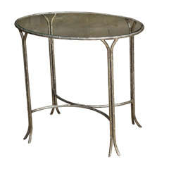 Silvered Iron Table