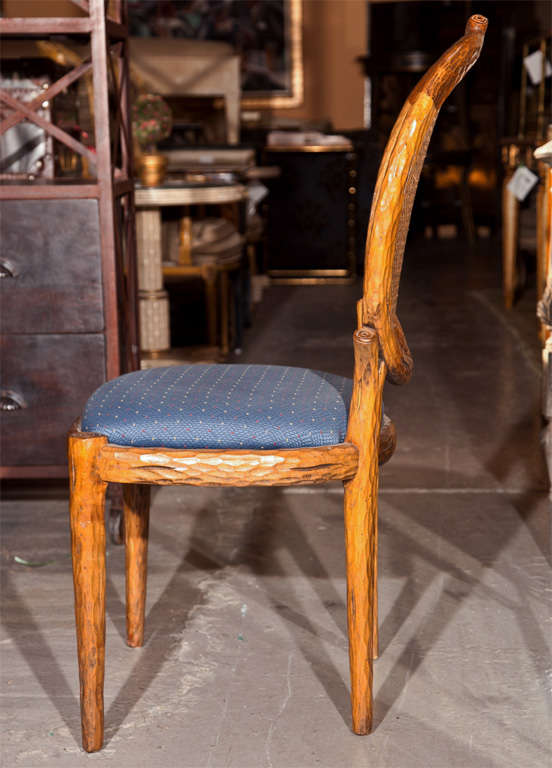 Pair of French Louis XIV Style Caned Side Chairs 1