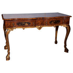 Antique 19C English Georgian Style Console Table