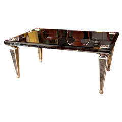 Mid-century Mirrored Coffee Table