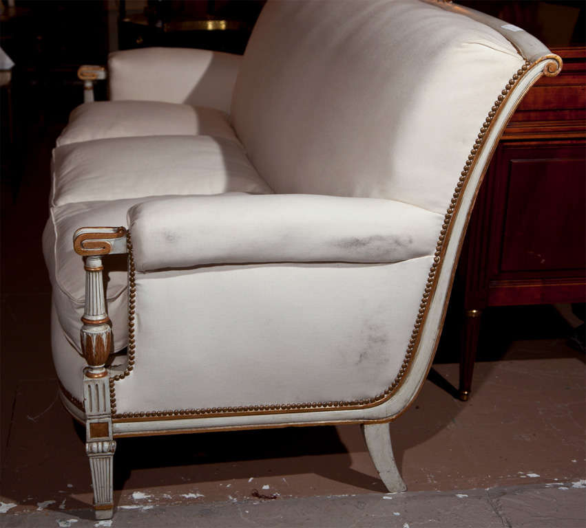 Jansen Style French Louis XVI Style Sofa 4
