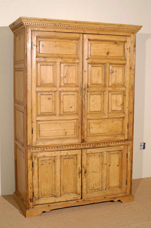 Raised Panel sides and Four doors with decorative interior surround. One piece