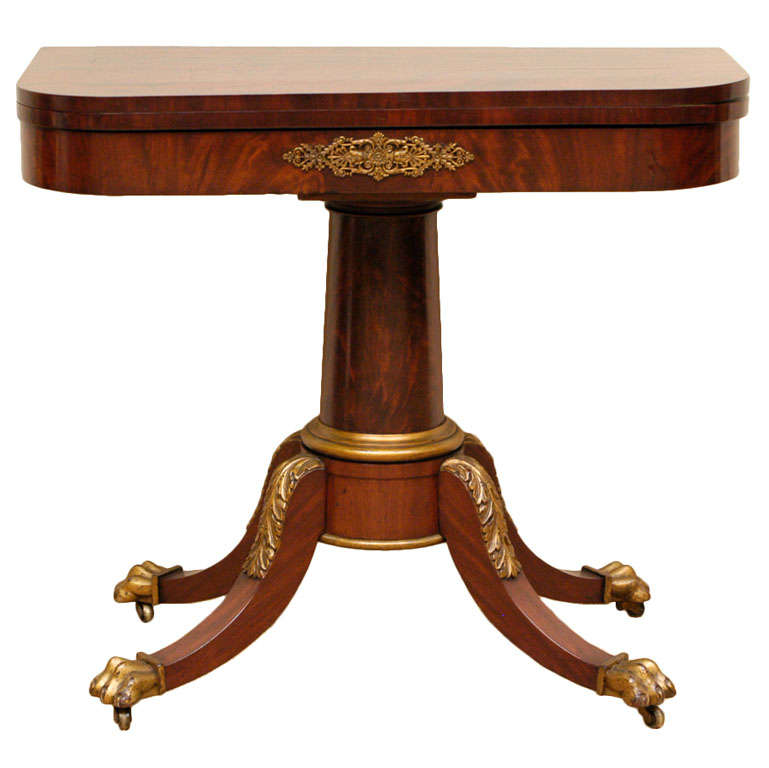 New York Empire Card Table For Sale
