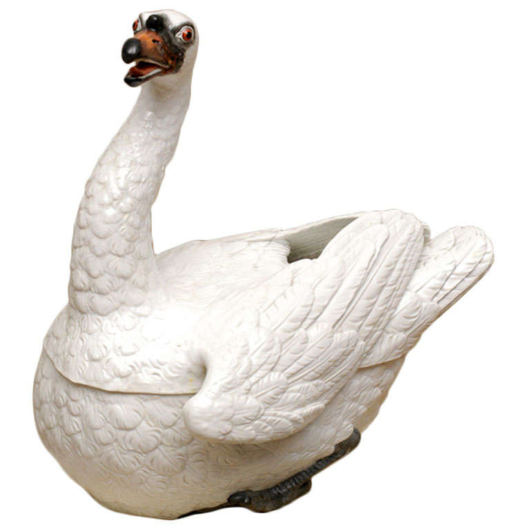 Meissen Swan Tureen For Sale