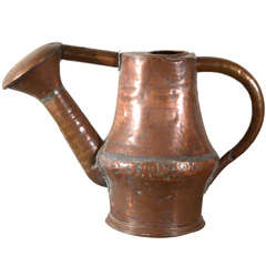 18th c.Primitive Copper Watering Can  