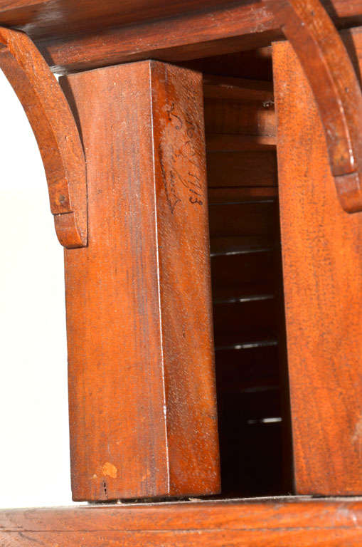 Early 20th c. Signed Miniature Staircase made by a Compagnon 2