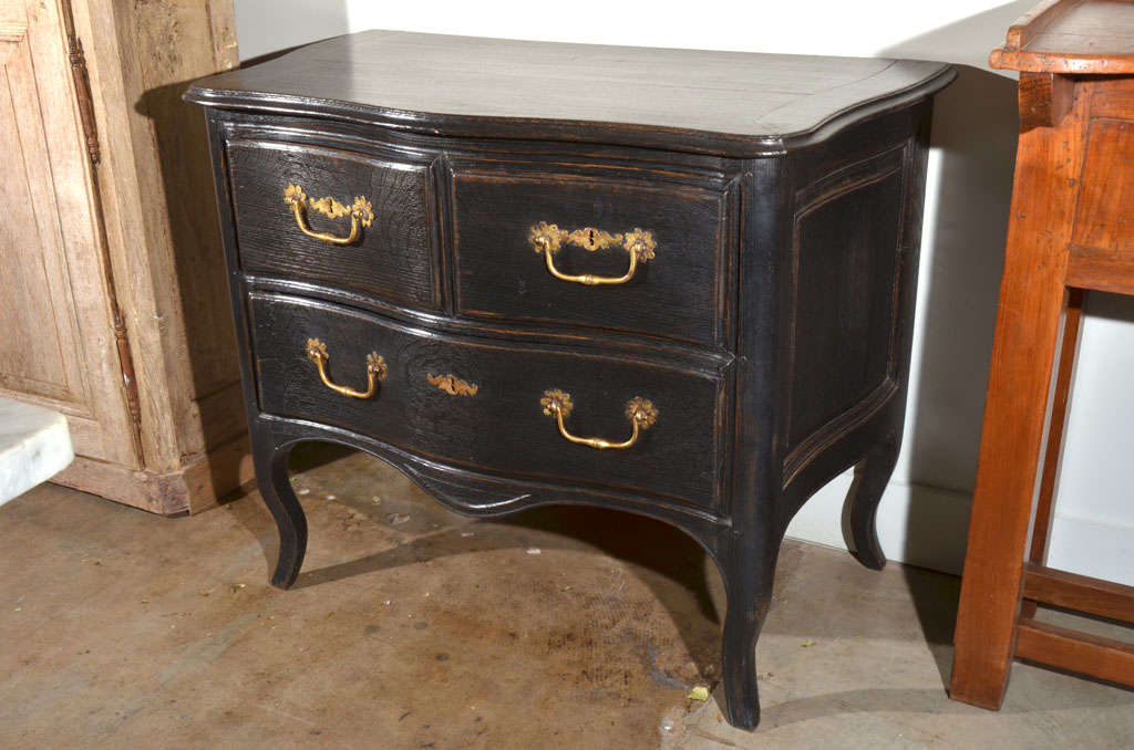 French 18th c. Walnut Louis XVI Commode with Original Hardware