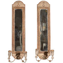 Pair of Decorative Sconces made from 18th c. Fragments