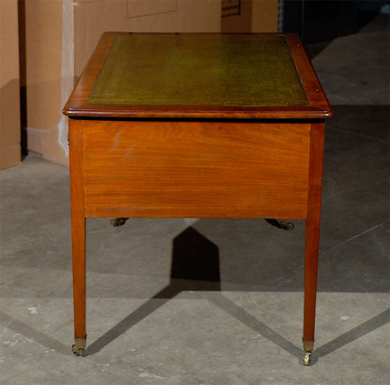 English Architect's Table with Leather Top, circa 1800 4