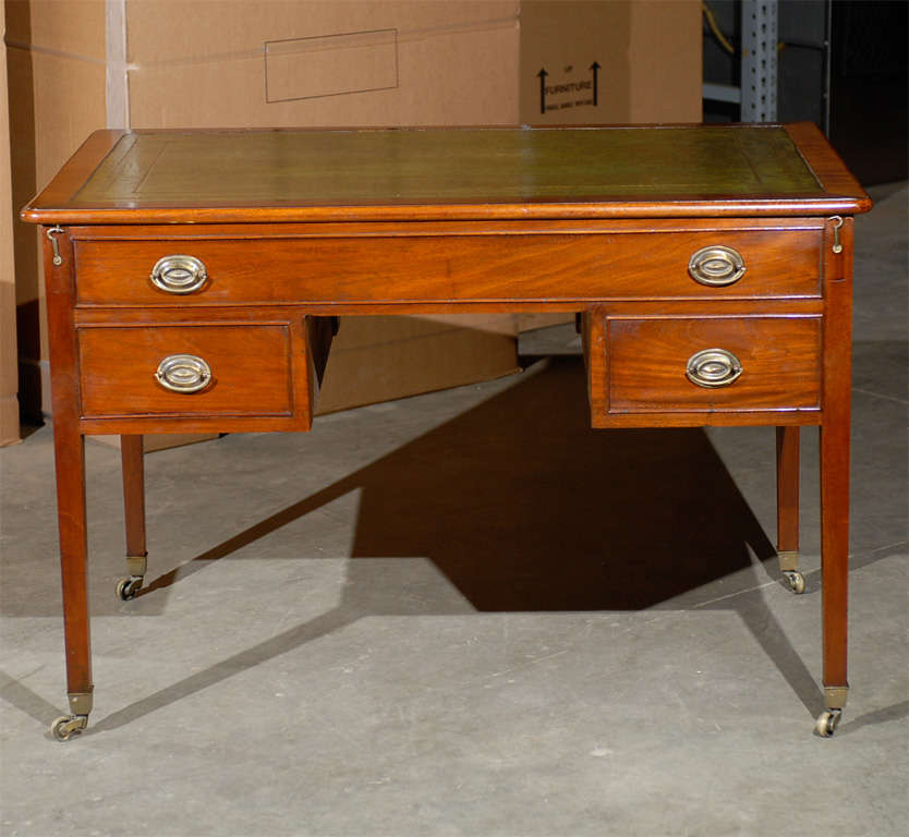 English Architect's Table with Leather Top, circa 1800 6