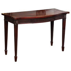 Used Very fine Adam period serpentine mahogany table, c.1775