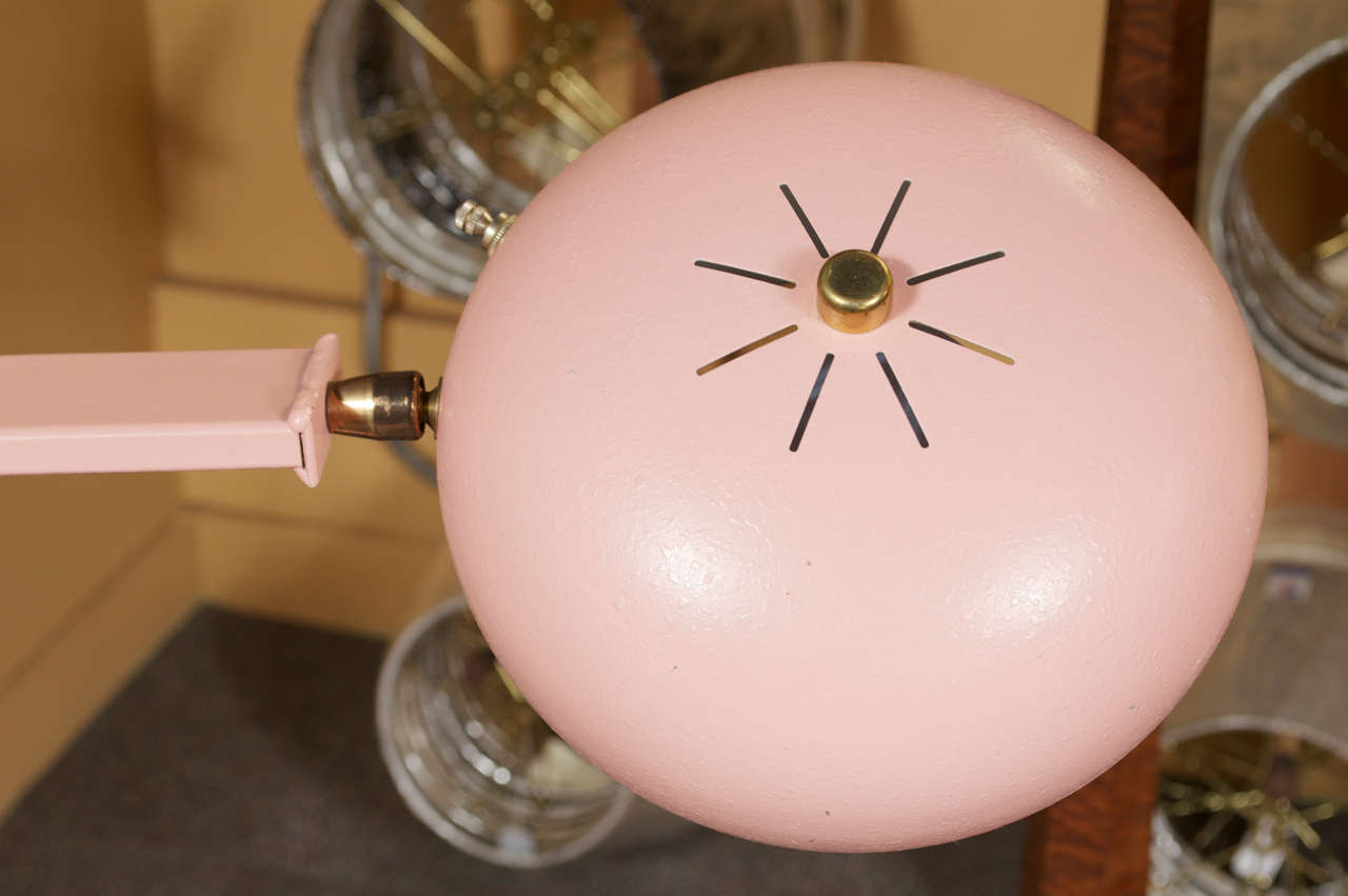 1960's Pink Floor Lamp In Good Condition In San Francisco, CA