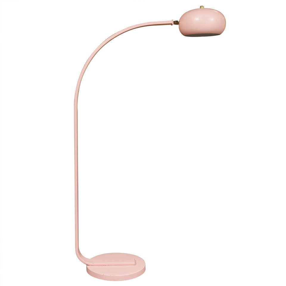 1960's Pink Floor Lamp