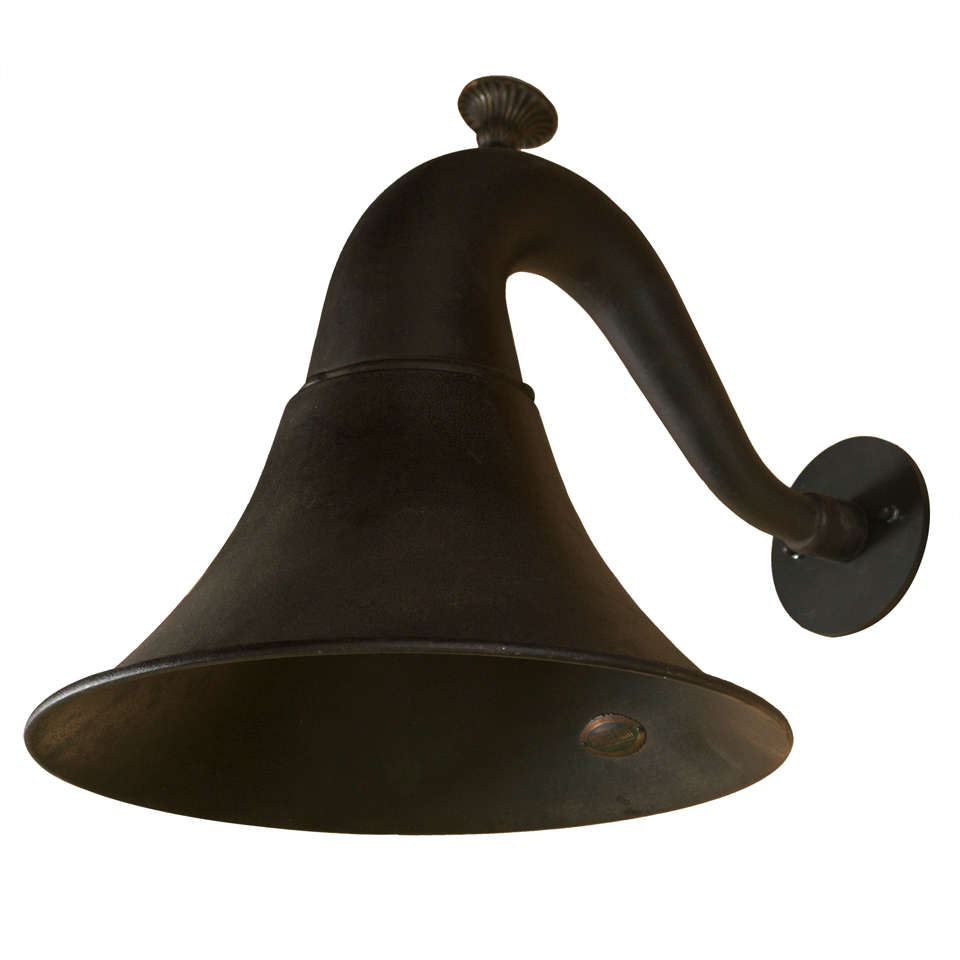 Vintage Gramaphone as Sconce