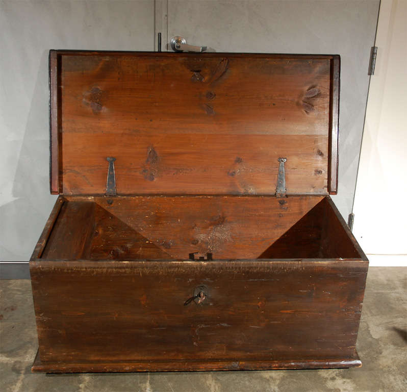 Pine Antique Chest or Blanket Box