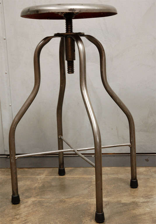 Tall Medical Stool In Good Condition For Sale In Culver City, CA