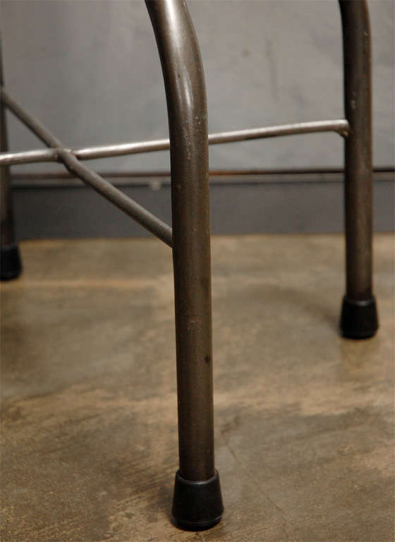 Mid-20th Century Tall Medical Stool For Sale