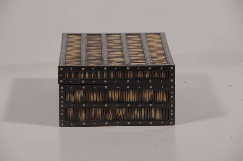 19th c. Porcupine Quill box 1