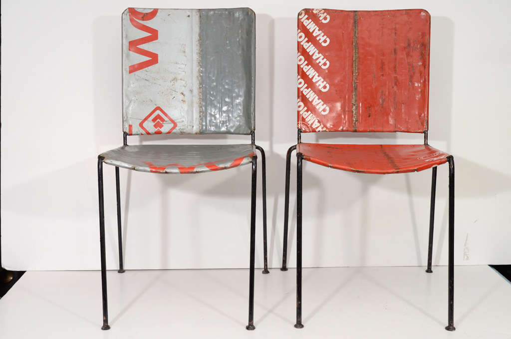 20th Century African Oil Barrel Chairs For Sale