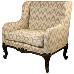 Upholstered  Wing Back Settee