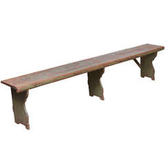 Pine Painted Bench