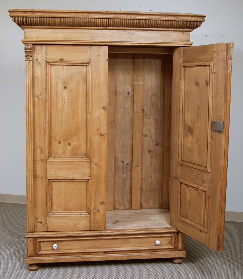 Pine Armoire at 1stDibs antique pine armoire, pine armoire wardrobe