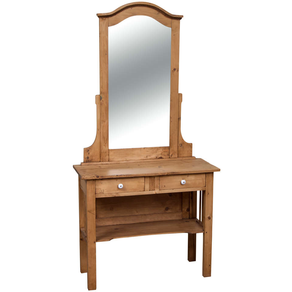 Pine Dressing Table at 1stDibs