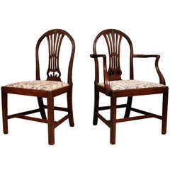 Eight George III Dining Chairs