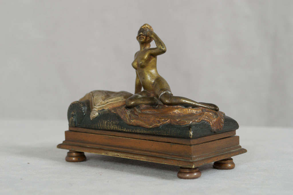 Erotic Austrian Bronze In Excellent Condition In Petaluma, CA