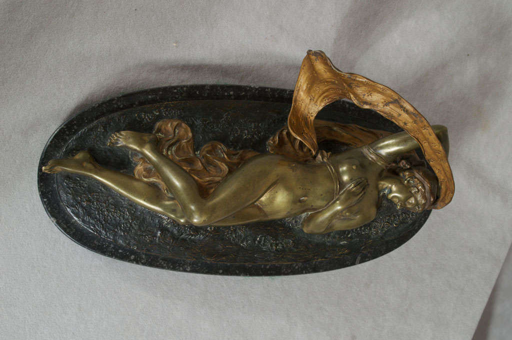 Moveble Antique Naughty Bronze In Excellent Condition In Petaluma, CA