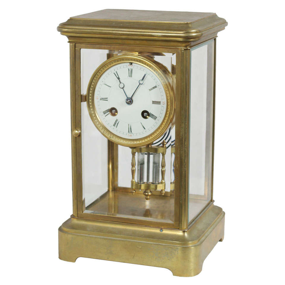 French Crystal Regulator Clock at 1stDibs french regulator clock