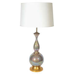 Vintage Mid-Century Modern Murano Baluster Lamp by Marbro