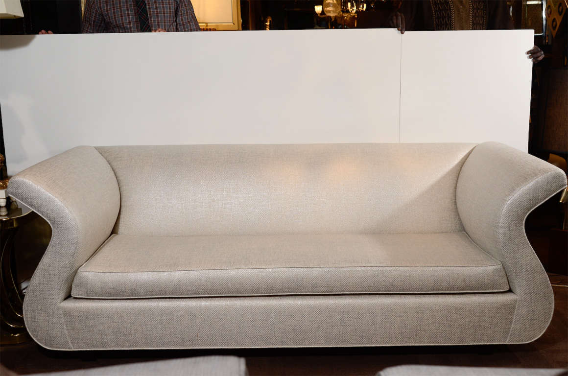 Late 20th Century Dialogica Hollywood Regency Sofa Designed by Sergio Savarese For Sale