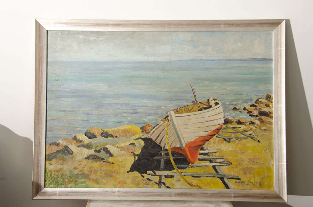 LELIEVRE Boat painting