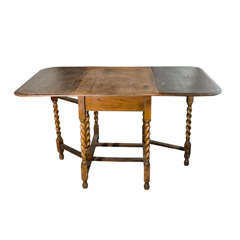 Antique French Folding Wine Table