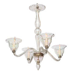 4 Armed Murano Chandelier