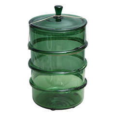Tall Glass Storage Cannister