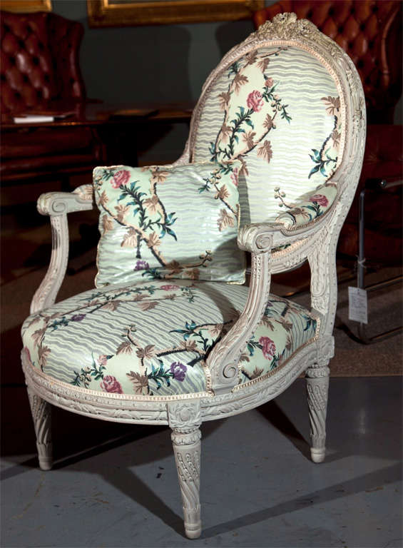 Tissu Paire de bergères à bras ouverts en vente