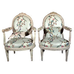 Pair of Open Arm Bergeres 3