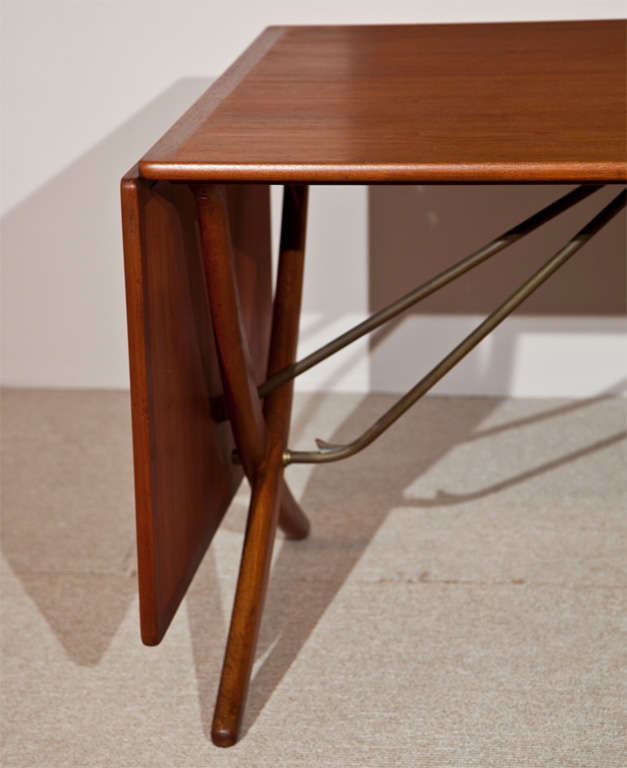 Hans Wegner Drop-Leaf Dining Table Model AT-304 2