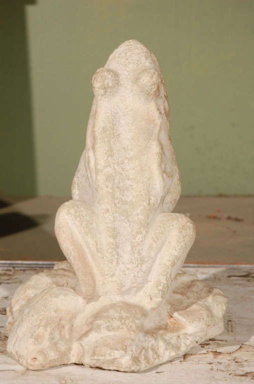 Small Concrete Frog Spitter For Sale 1