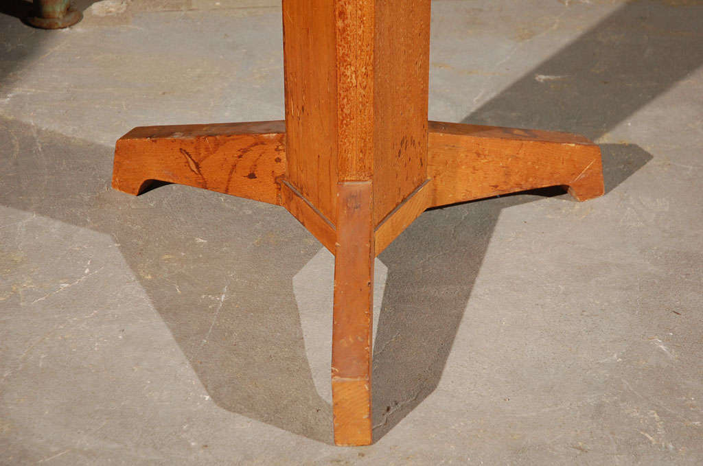 Mid-20th Century Stone Sculpture on Wood Stand