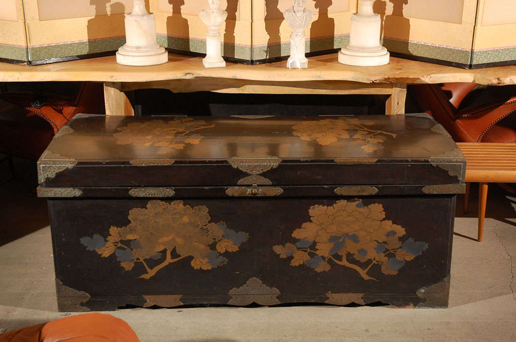 Japanese Lacquered Trunk