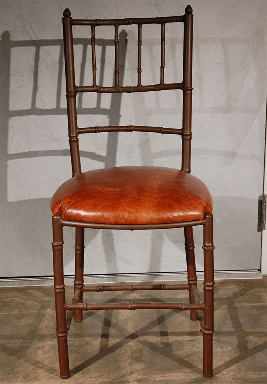 Antique Faux Bamboo Chair
