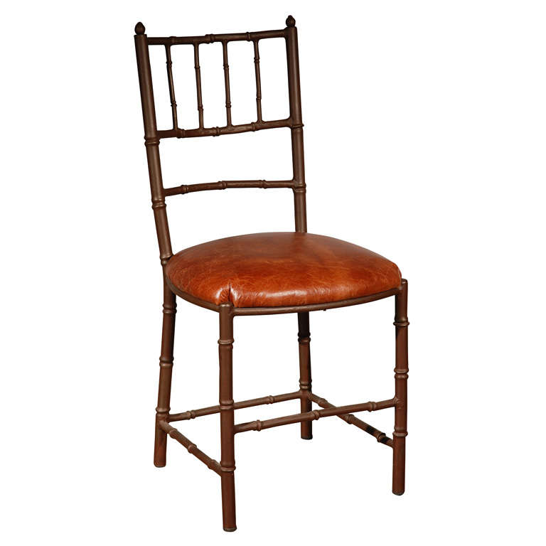 Antique Faux Bamboo Chair at 1stDibs